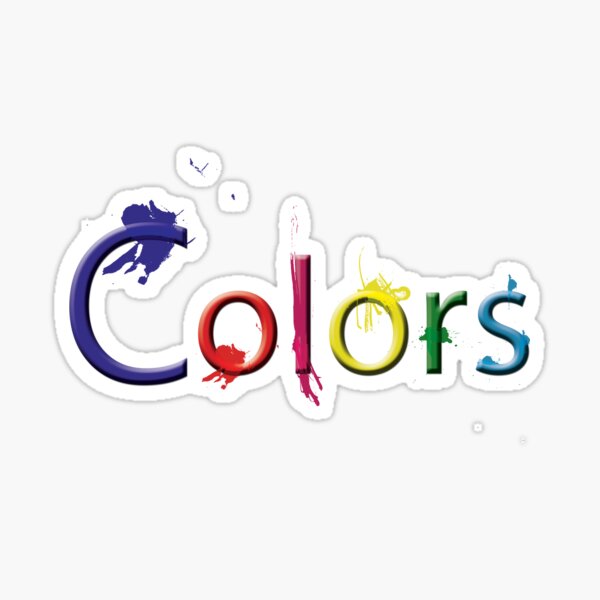Item preview, Colors Text Multicolor designed and sold by hutofdesigns.