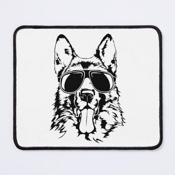 Item preview, German shepherd cool sunglasses dogs designed and sold by dogarts.