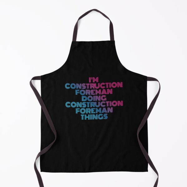 Item preview, I'm Construction Foreman Doing Construction Foreman Things Retro Neon designed and sold by SVPOD.
