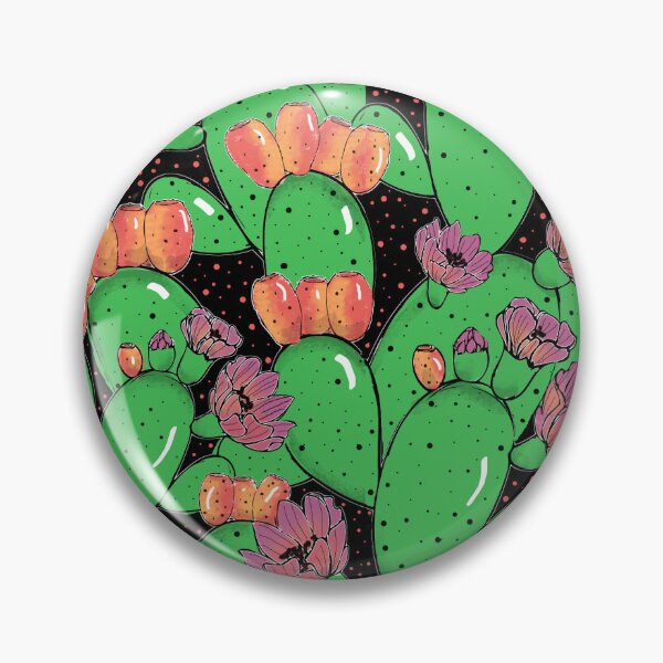 Item preview, prickly pear cactus designed and sold by PerlaDesignArt.