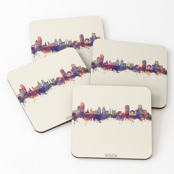 Item preview, Minsk Belarus Skyline designed and sold by ArtPrints.