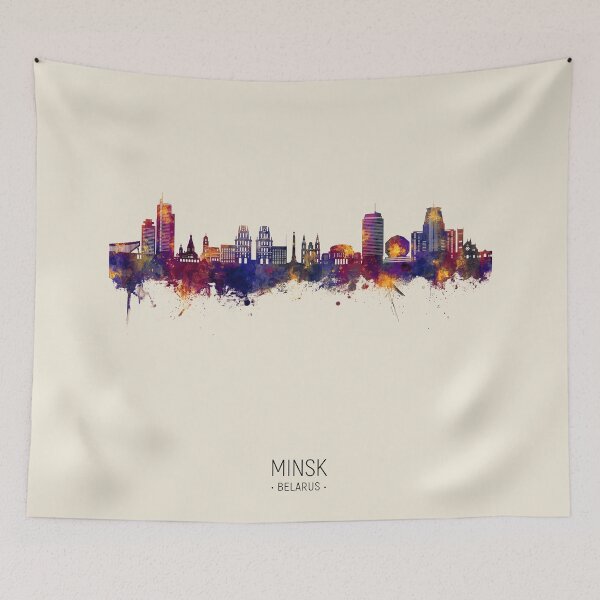 Item preview, Minsk Belarus Skyline designed and sold by ArtPrints.