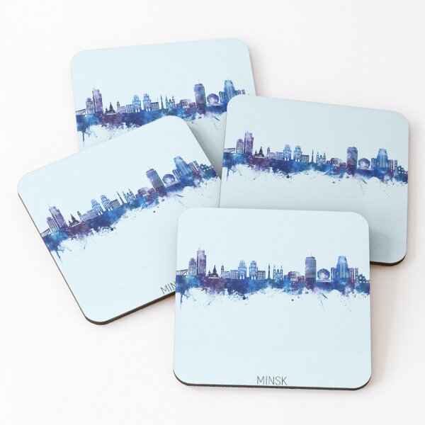 Item preview, Minsk Belarus Skyline designed and sold by ArtPrints.