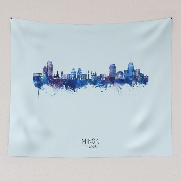 Item preview, Minsk Belarus Skyline designed and sold by ArtPrints.
