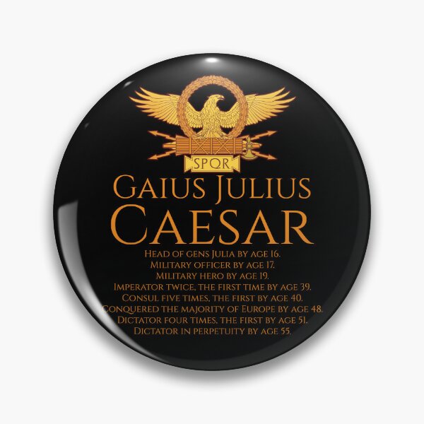 Item preview, Gaius Julius Caesar Accomplishments - Ancient Rome - SPQR Legionary Eagle designed and sold by Styrman.