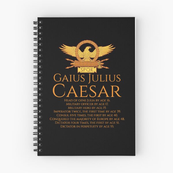 Item preview, Gaius Julius Caesar Accomplishments - Ancient Rome - SPQR Legionary Eagle designed and sold by Styrman.