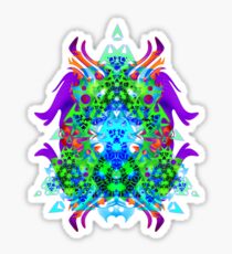 Psychedelic Trance inspired Sticker
