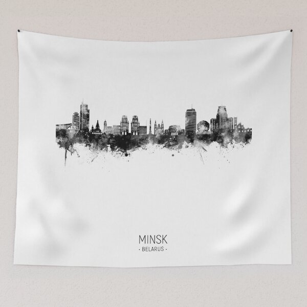 Item preview, Minsk Belarus Skyline designed and sold by ArtPrints.