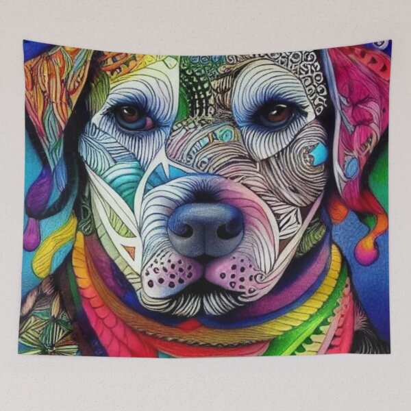 Artikelvorschau, Zentangle-Hund entworfen und verkauft von Mirochan80.