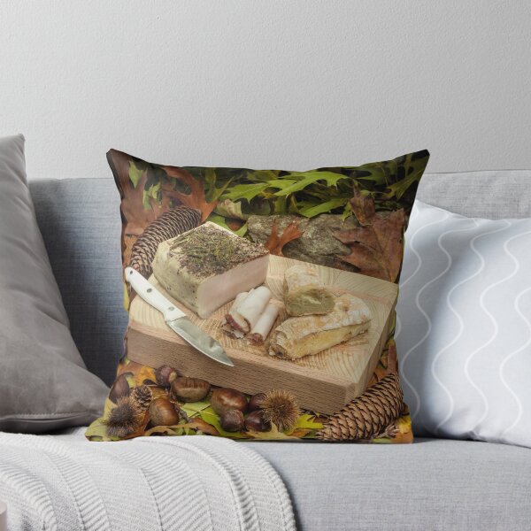 Item preview, Autumnal still life composition with lard and bread designed and sold by enolabrain.
