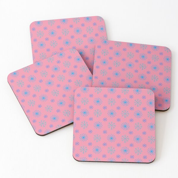 Item preview, Hand painted Snowflakes seamless patern Pink background patern Christmas patern Cute patern designed and sold by Sunflower-7.