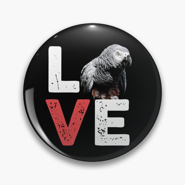 Item preview, Amor del loro gris africano designed and sold by Alienphysique.