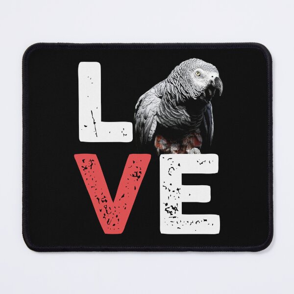 Item preview, African Grey Parrot Love designed and sold by Alienphysique.