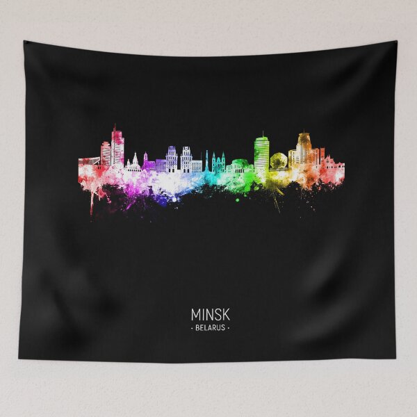 Item preview, Minsk Belarus Skyline designed and sold by ArtPrints.
