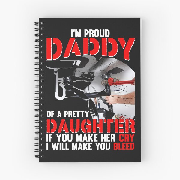 Item preview, I'M PROUD DADDY OF A PRETTY DAUGHTER PLUMBER / Funny Plumbing designed and sold by Tee Hub.
