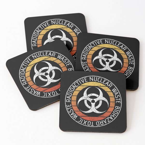 Item preview, BIOHAZARD symbol Radioactivity  TOXIC WASTE RADIOACTIVE NUCLEAR WASTE  designed and sold by Dreamakerstudio.