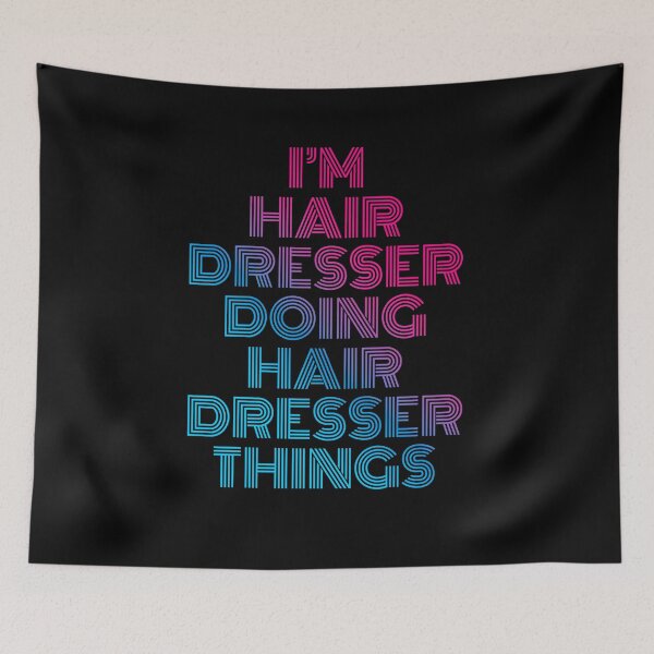 Item preview, I'm Hair Dresser Doing Hair Dresser Things Retro Neon designed and sold by SVPOD.