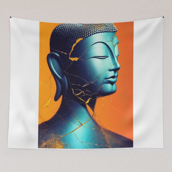 Item preview, Broken glass Buddha statue designed and sold by osssoconcept.