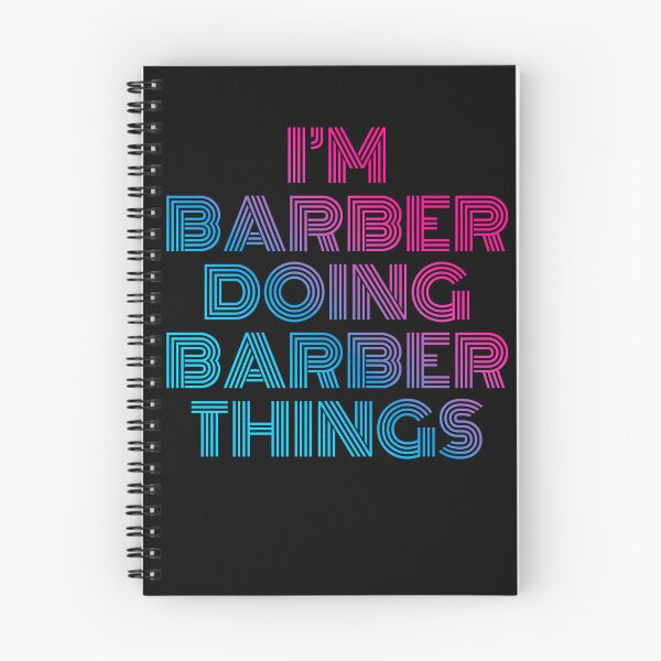 Item preview, I'm Barber Doing Barber Things Retro Neon designed and sold by SVPOD.