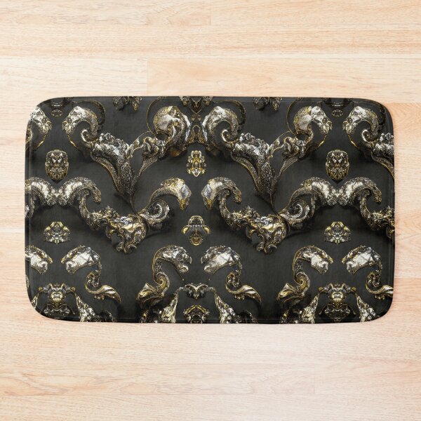Item preview, Dark Baroque Damask Pattern Royal 0062 designed and sold by artelligens.