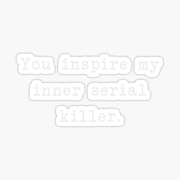 Killer Christmas Stickers Redbubble - roblox killer decal