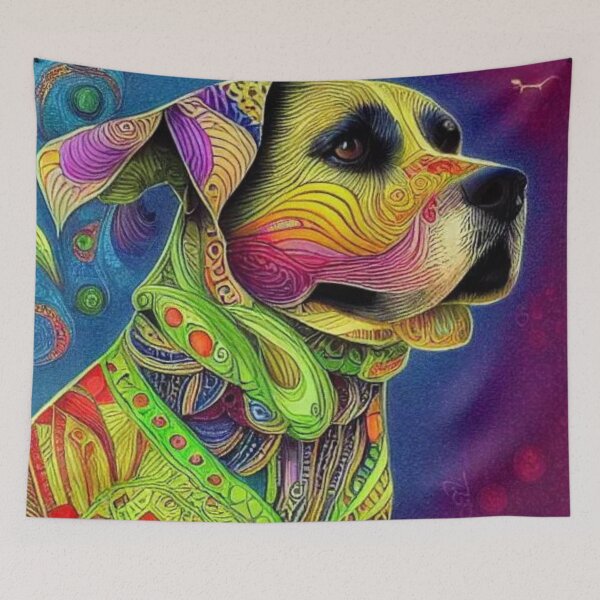 Artikelvorschau, Zentangle-Hund entworfen und verkauft von Mirochan80.