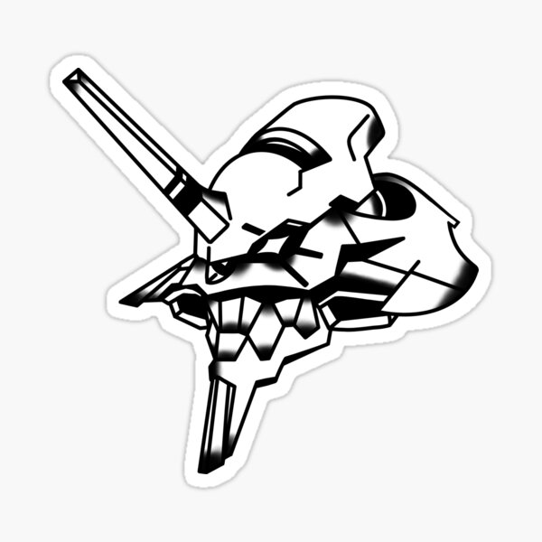 "neon genesis evangelion" Sticker for Sale by infracuortattoo Redbubble