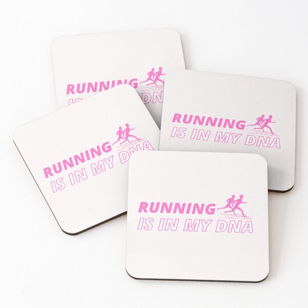 Aperçu de l'œuvre Pink Simple Running est dans mon ADN Sticker créée et vendue par TheCreativeFab.