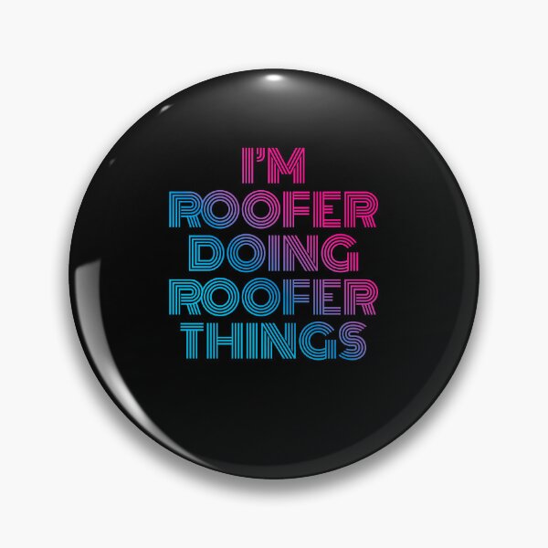 Item preview, I'm Roofer Doing Roofer Things Retro Neon designed and sold by SVPOD.