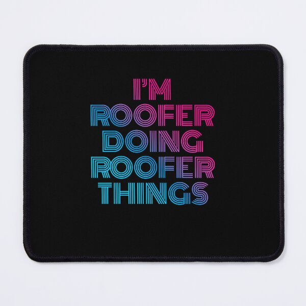 Item preview, I'm Roofer Doing Roofer Things Retro Neon designed and sold by SVPOD.