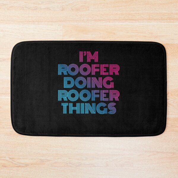 Item preview, I'm Roofer Doing Roofer Things Retro Neon designed and sold by SVPOD.