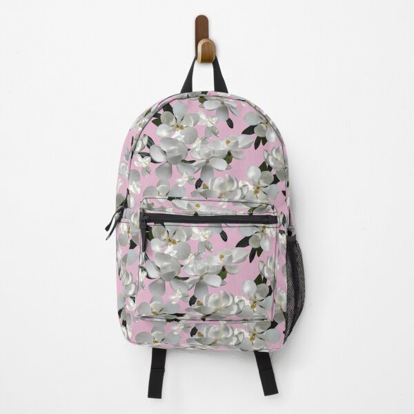 Item preview, Sun-Dappled Magnolia on Soft Mauve Half-Drop Repeat 5748 designed and sold by Art in My Loft.