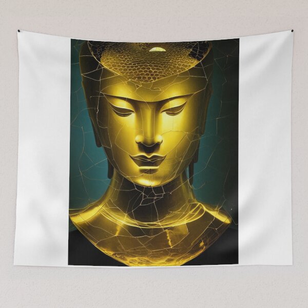 Item preview, Broken glass Buddha statue designed and sold by osssoconcept.