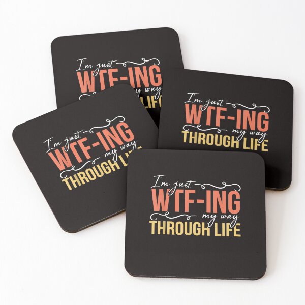 Item preview, I'm Just WTF-ing My Way Through Life designed and sold by Best Selling ⭐⭐⭐⭐⭐(9.0).
