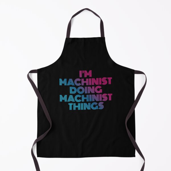 Item preview, I'm Machinist Doing Machinist Things Retro Neon designed and sold by SVPOD.