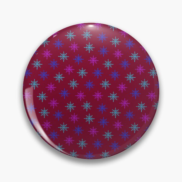 Item preview, Hand painted Snowflakes seamless patern Burgundy background patern Christmas patern Cute patern designed and sold by Sunflower-7.