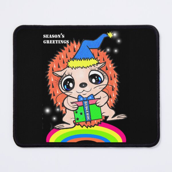 Item preview, Hedgehog - Season's greetings designed and sold by Shirley cute art .