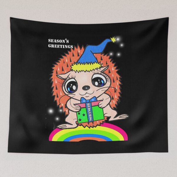 Item preview, Hedgehog - Season's greetings  designed and sold by Shirley cute art .