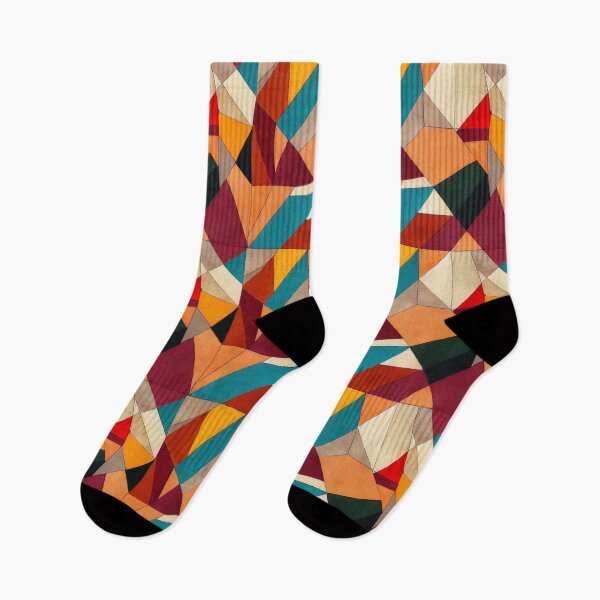Item preview, Retro Patchwork Shapes designed and sold by BuraxisDesigns.
