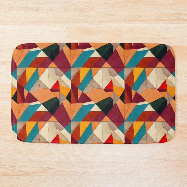 Item preview, Retro Patchwork Shapes designed and sold by BuraxisDesigns.