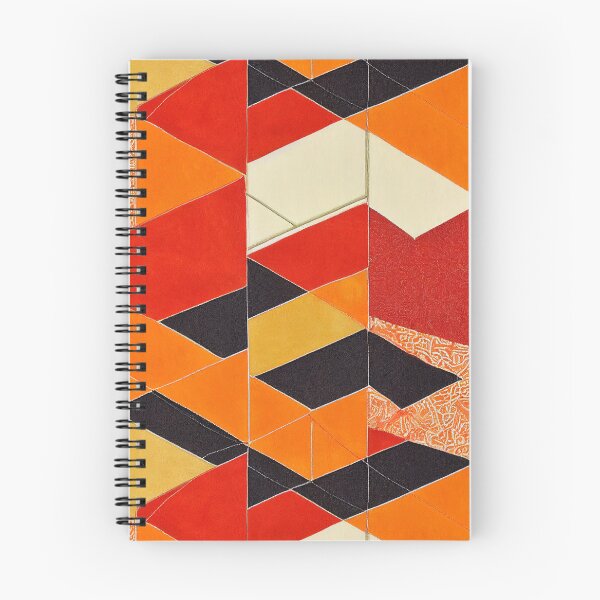 Item preview, Red/Orange Abstract Patchwork designed and sold by BuraxisDesigns.