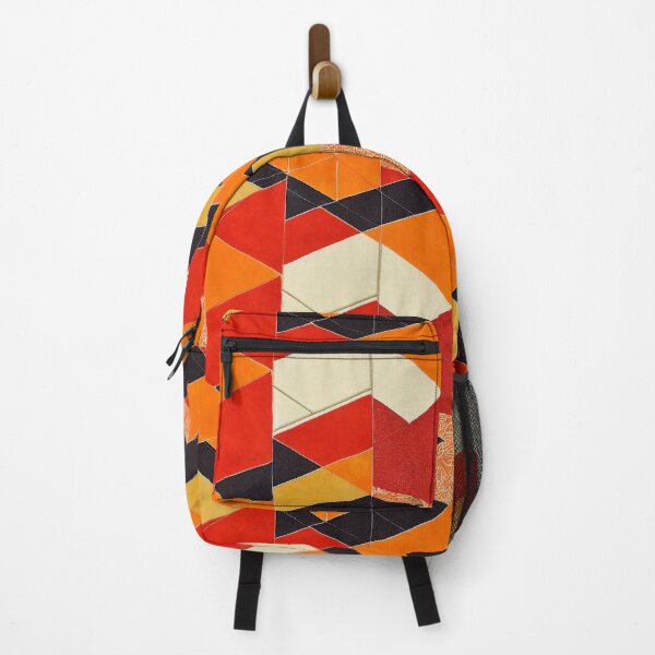 Item preview, Red/Orange Abstract Patchwork designed and sold by BuraxisDesigns.