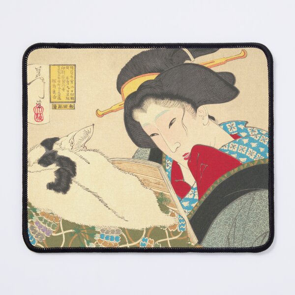 Item preview, Cat lady - Cosy Cat on Lap. Feeling Warm.  designed and sold by tinytiger77.