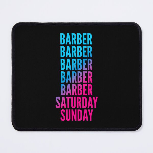 Item preview, Barber. Saturday. Sunday. For Barbers designed and sold by SVPOD.
