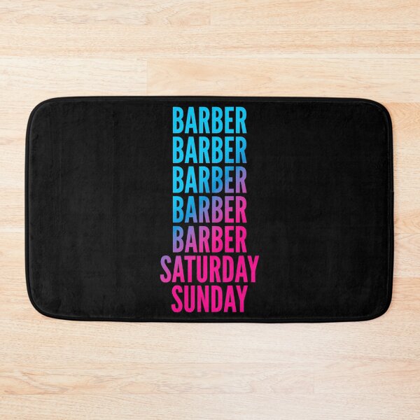 Item preview, Barber. Saturday. Sunday. For Barbers designed and sold by SVPOD.