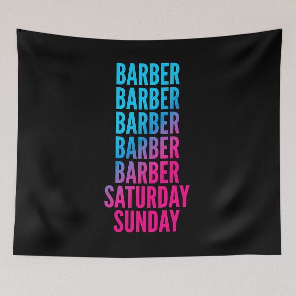 Item preview, Barber. Saturday. Sunday. For Barbers designed and sold by SVPOD.