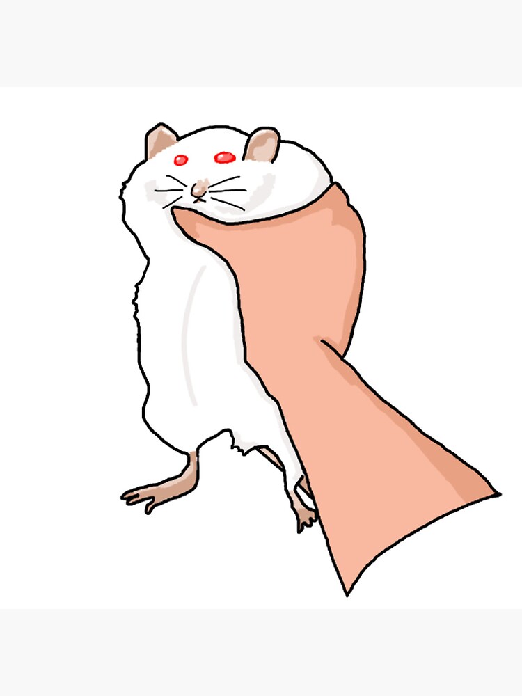 "Rat being held meme" Poster for Sale by novawaves Redbubble