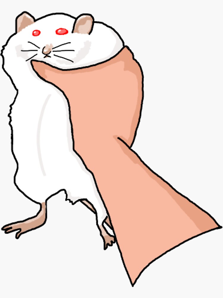 "Rat being held meme" Sticker for Sale by novawaves Redbubble