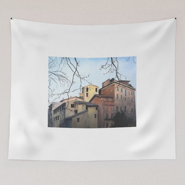 Item preview, Rome, Tiber embankment designed and sold by GoldsteinART.