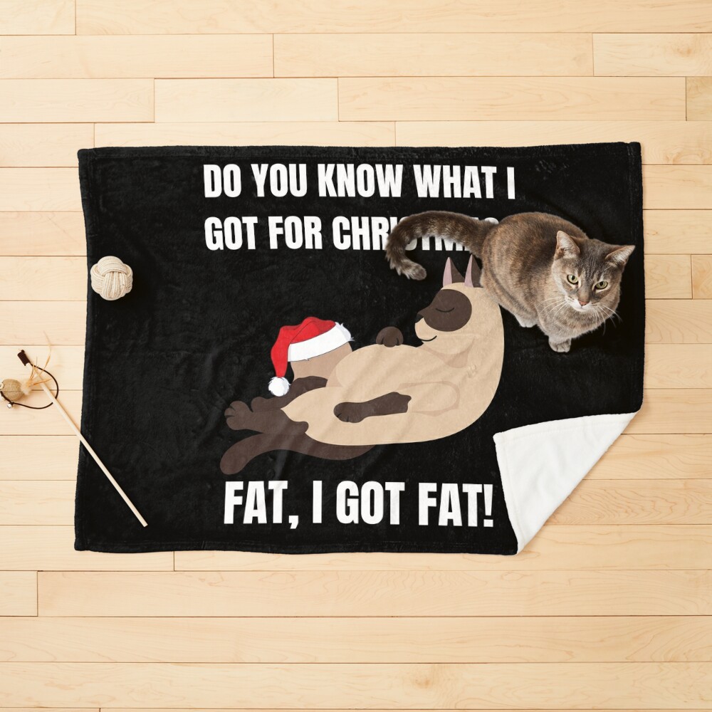 Cat Meme Do You Know That I Got For Fat I Got Fat Christmas T